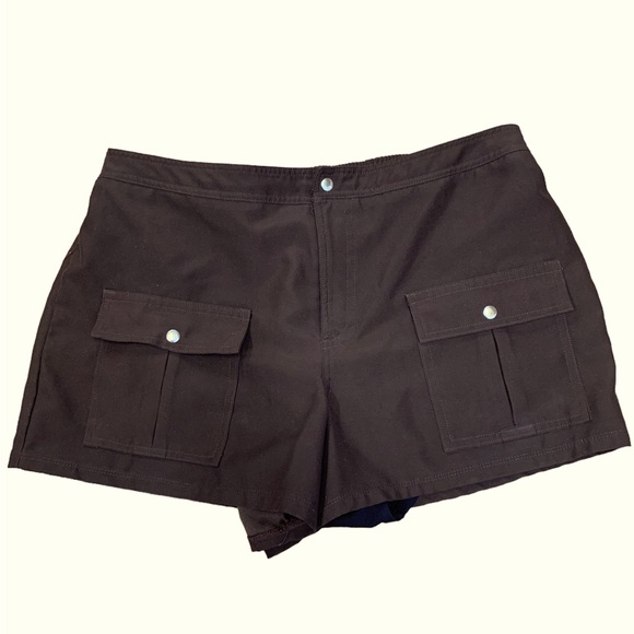 Women’s brown Kim Rogers Swim Shorts - Picture 1 of 8